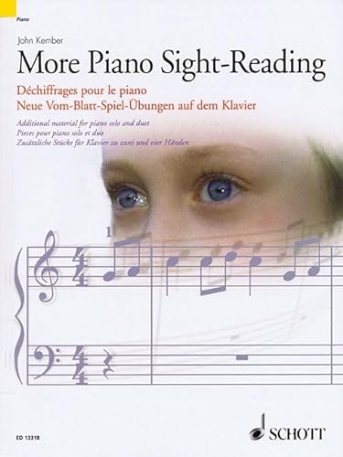 More Piano Sight-Reading 1: Additional material for piano solo and duet. Vol. 1. Klavier (2- und 4-händig). (Schott Sight-Reading Series) von Schott